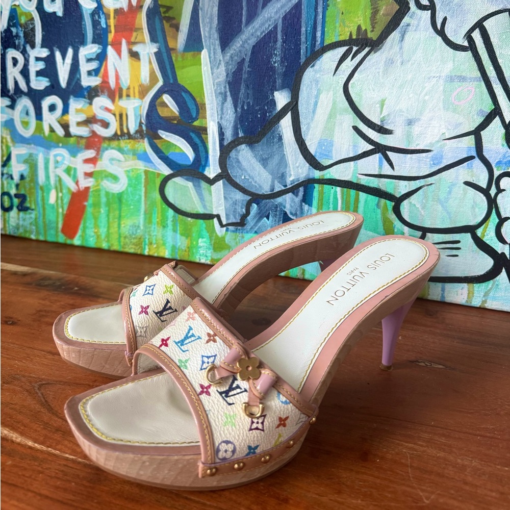 LOUIS VUITTON X TAKASHI MURAKAMI HEELS